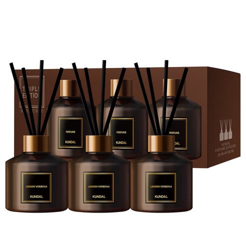 Kundal Perfume Diffuser 200ml 3ea with Textile Stick 15ea Set | Shopee ...