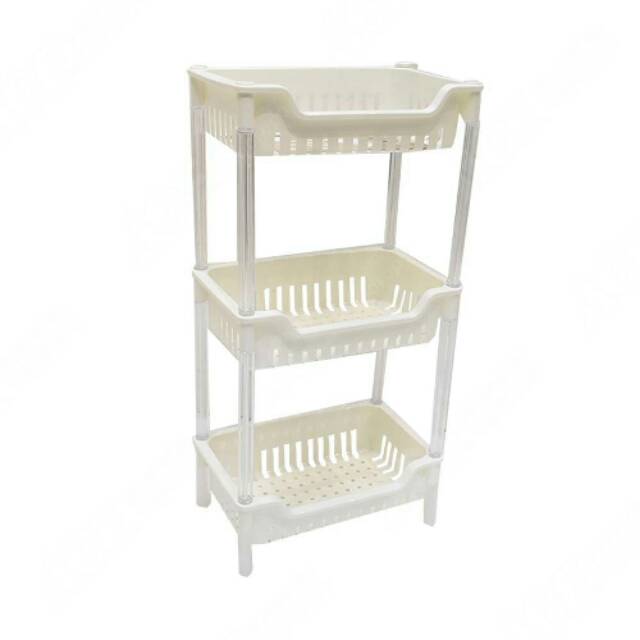 Informa 3 Tier Storage Shelf Organizer Stacking Shelf 19.5x31x62cm ...