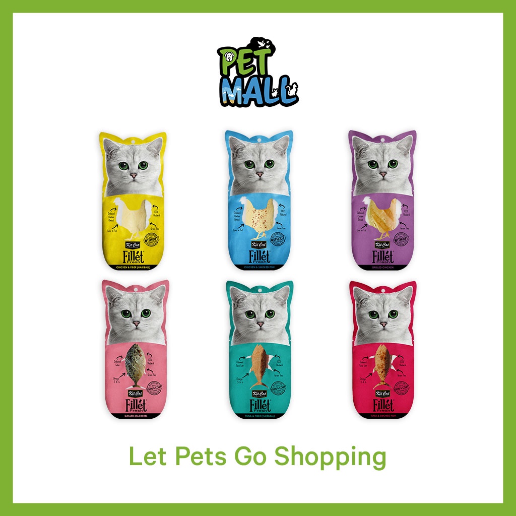 Kit Cat Fillet Fresh Treats for Cats 30g | Shopee Singapore