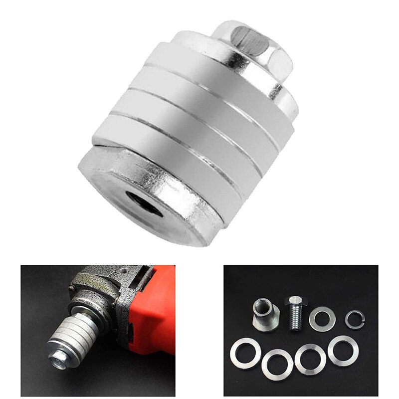 Angle Grinder To Grooving Machine Adapter with Lock Nut Inner and Outer ...