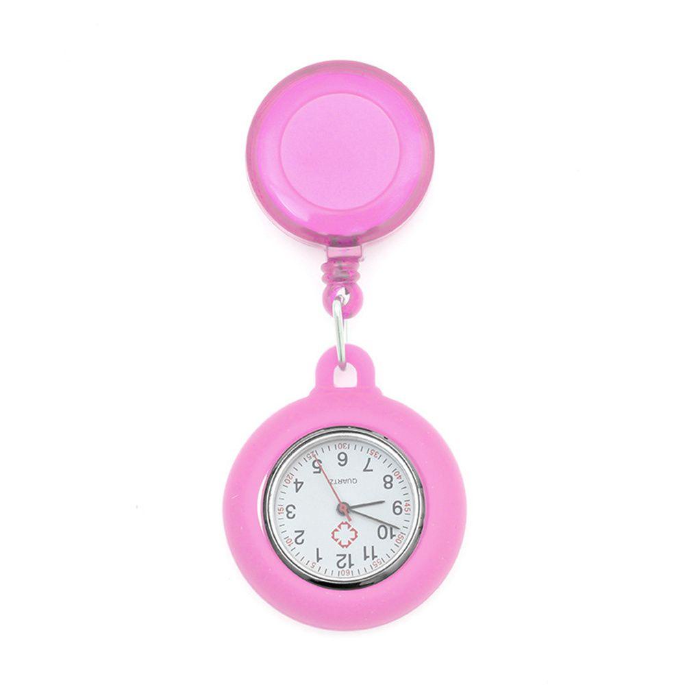 ME Retractable Nurse Watch Silicone Brooch Pin Quartz Clock Fob Watch Shopee Singapore