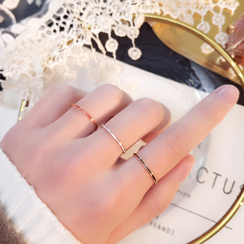 Cheap rose gold on sale ring