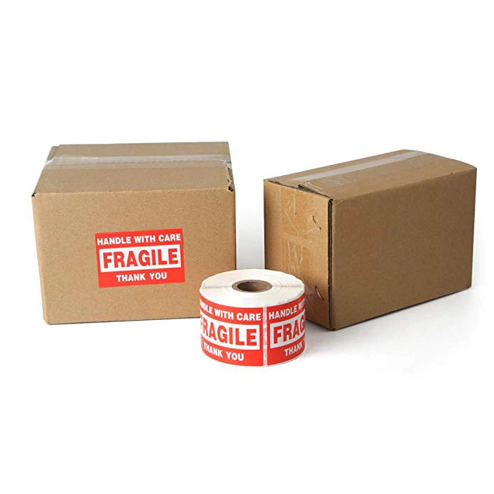 500/120 Pcs label | Roll Packing Warning Sticker Fragile Shipping ...