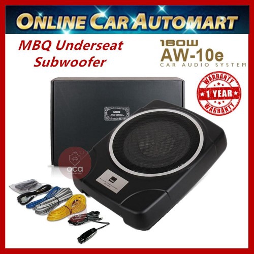 Mbq store underseat subwoofer