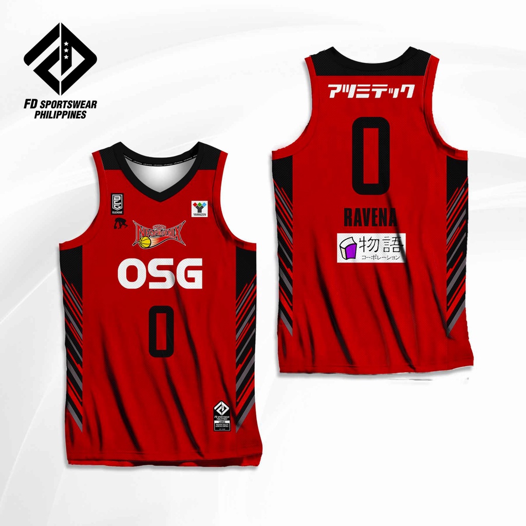 THIRDY RAVENA 0 SAN-EN NEOPHOENIX B.LEAGUE FULL SUBLIMATED JERSEY ...