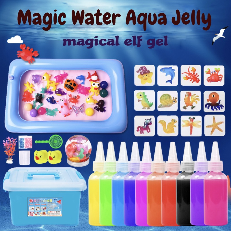 Magic Water Elves Kids DIY Craft Water Aqua Jelly Gel Montessori ...