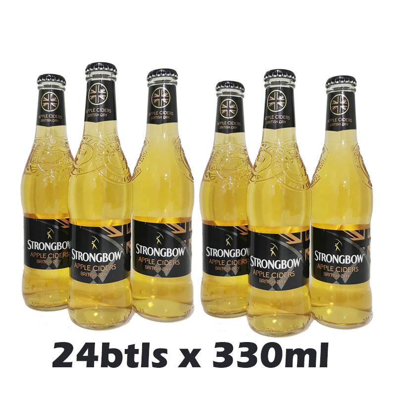 Strongbow Apple Cider British Dry 24btls x 330ml Shopee Singapore