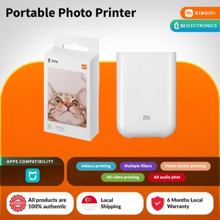 Xiaomi Mijia Mi Portable Mini Pocket Photo Printer Kit Bluetooth Printer  bundle