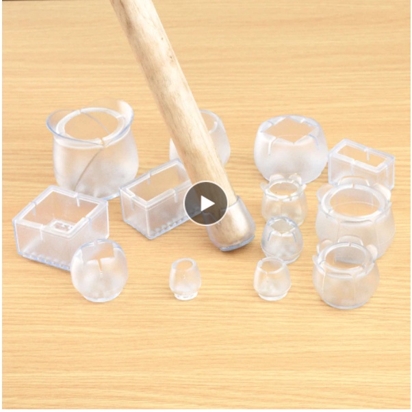 Table Chair Leg 8/12Pcs/Lots Mat Silicone Non-slip Chair Leg Caps Foot ...