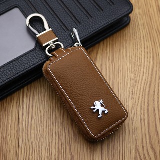 Peugeot Series Leather Car Key Fob Cover, Remote Key Case, Leather Car Key  Case for Peugeot 408 4008 3008 5008 308 301 508 2008 Fit Citroen 