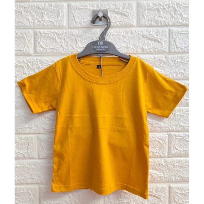 Unisex Children's Plain TShirts For Boys/Girls TShirts For Children