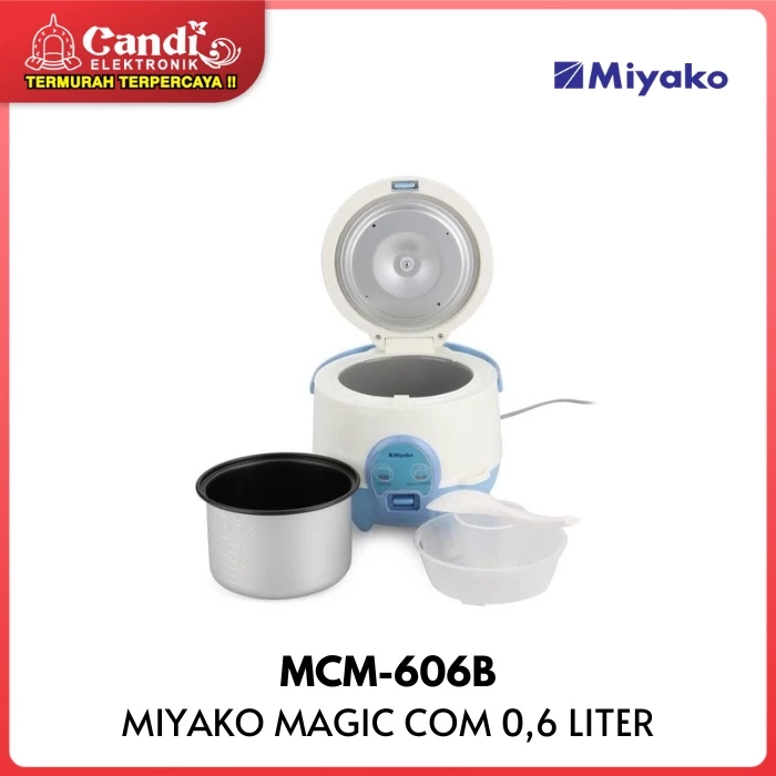 MIYAKO Magic Warmer Penanak Nasi 0,6 Liter MCM-606B - Gambar 2