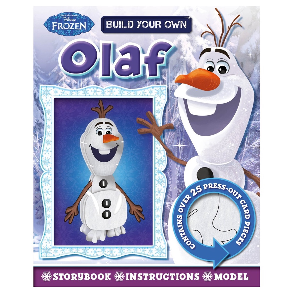 Disney Frozen Activity Book & Craft with 25 Pc Olaf