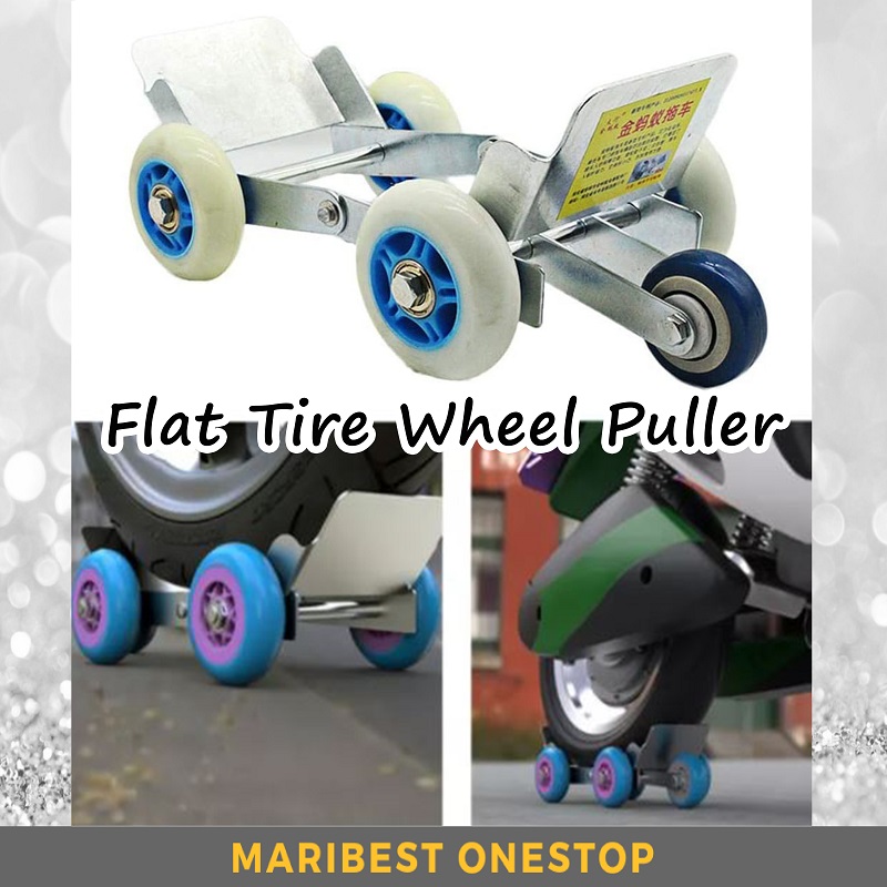 EM101 Emergency Roller Lifter Flat Tire Wheel Puller 5 Wheels Puller ...