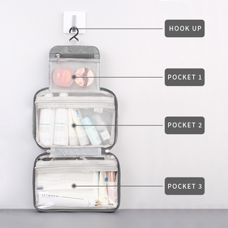 Polyester Hanging Toiletry Case, Travel Organizer