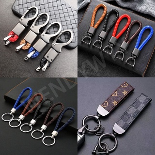 2pcs Fishhook Keychains Titanium Steel Letter Printing Key Ring