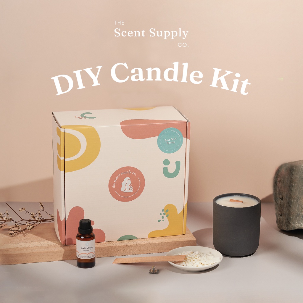 Scent Supply Co 30-Minute Candles: DIY Candle Making Kit with Premium Supplies and Step-by-Step Instructions