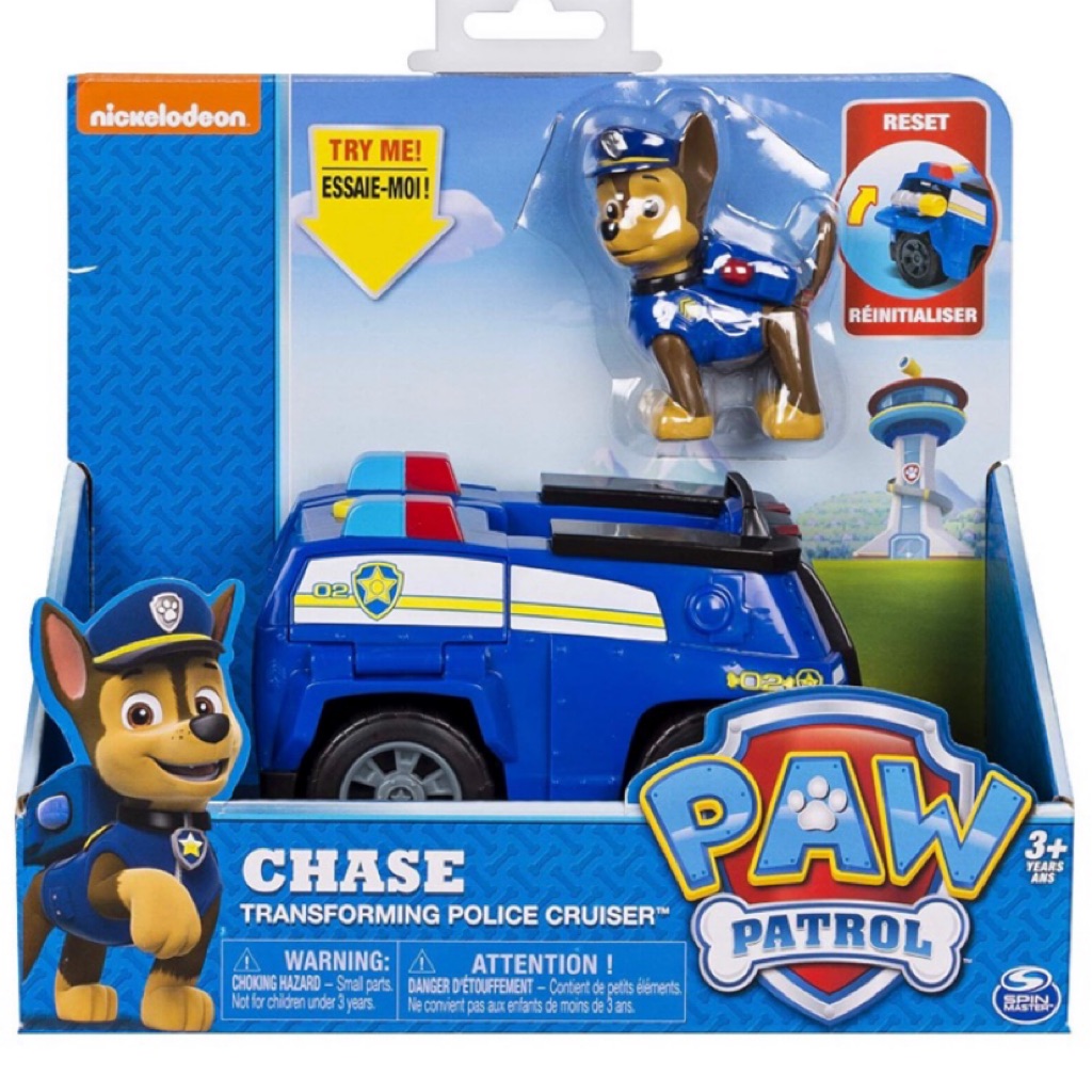 READY STOCK! Paw Patrol, Chase's Transforming Police Cruiser with Flip ...