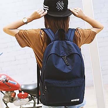 School Oxford Canvas Backpack with Good Back Support Shopee