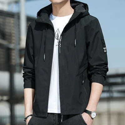 Mens hot sale hooded jacket