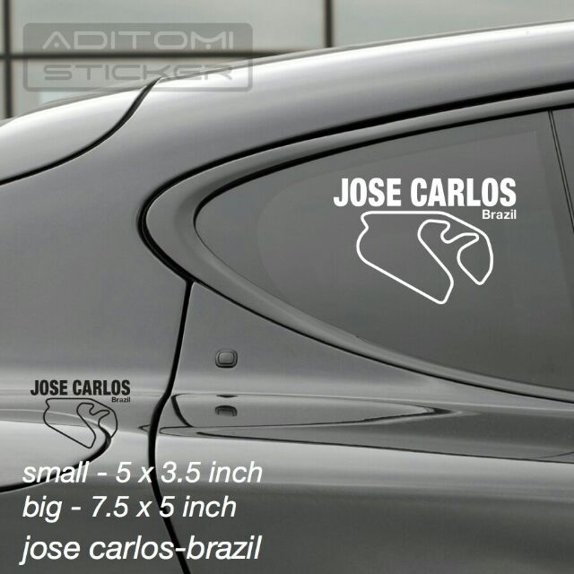 Track 18 Jose Carlos Circuit sticker | Shopee Singapore