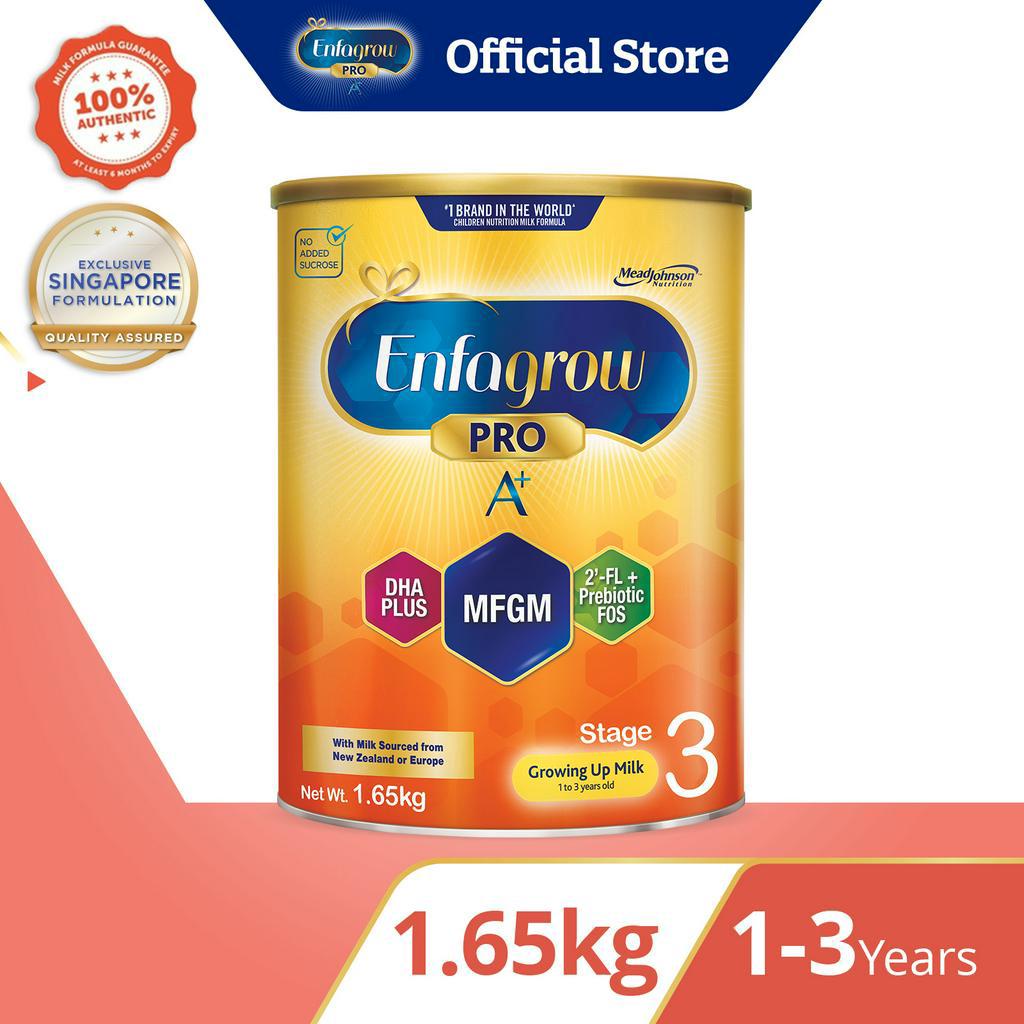 Enfagrow Pro A+ Stage 3 Milk Powder Formula 1.65kg | Shopee Singapore