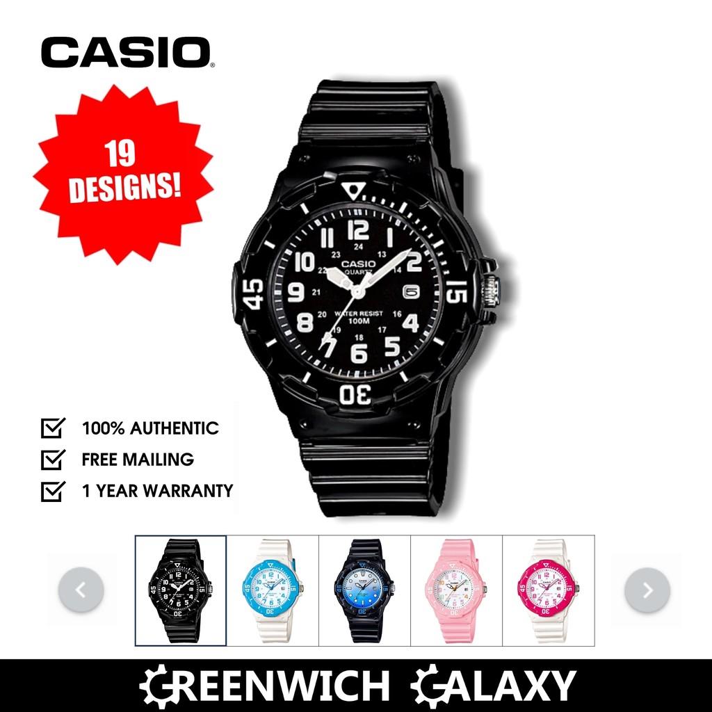 Casio small hot sale black watch