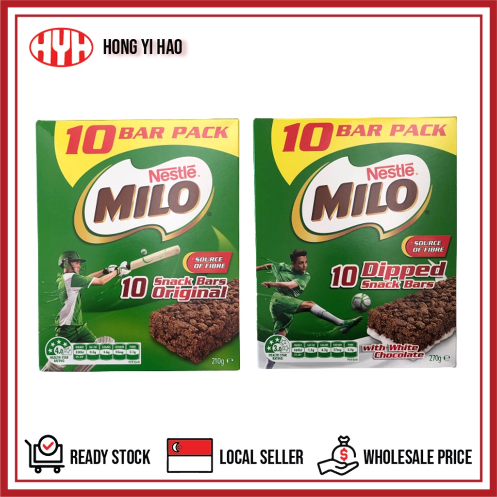 Milo Snack Bars (210g/270g) Shopee Singapore
