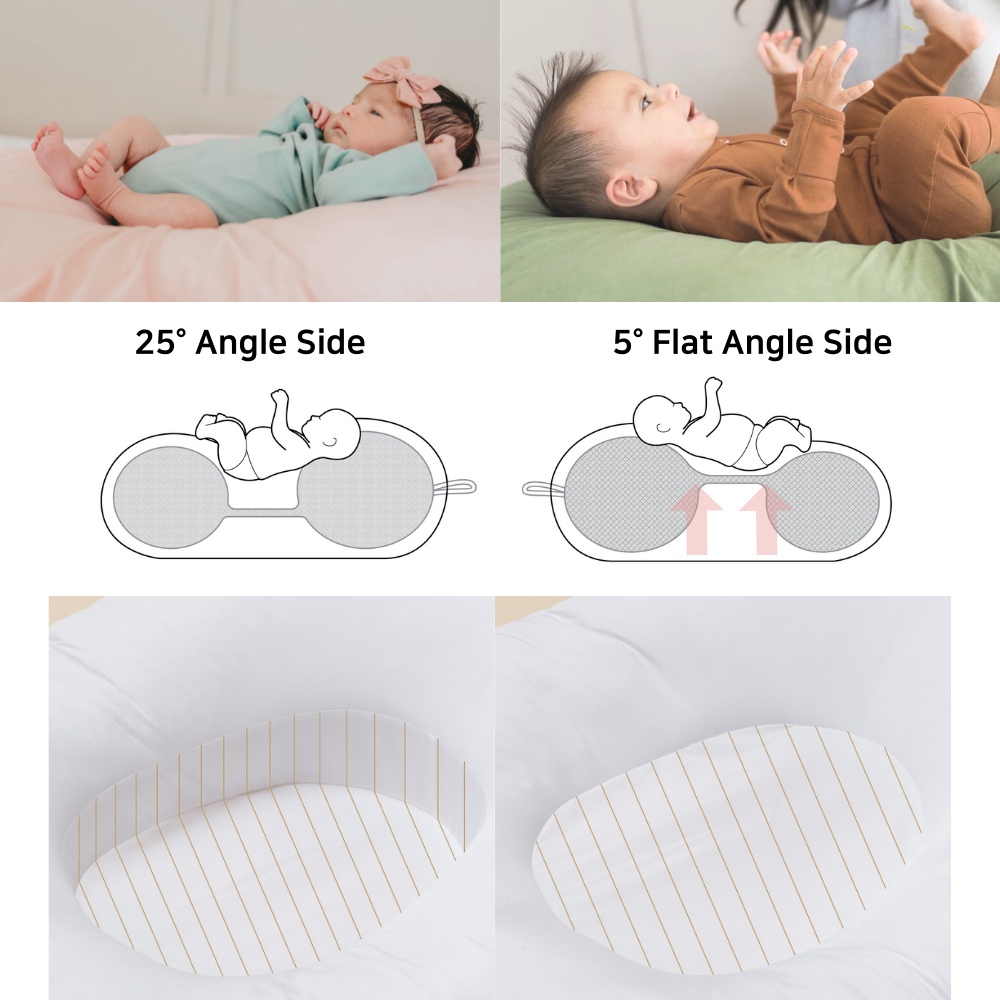 Korea Baby Lounger with Removable cover, Machinewashable and Baby skin