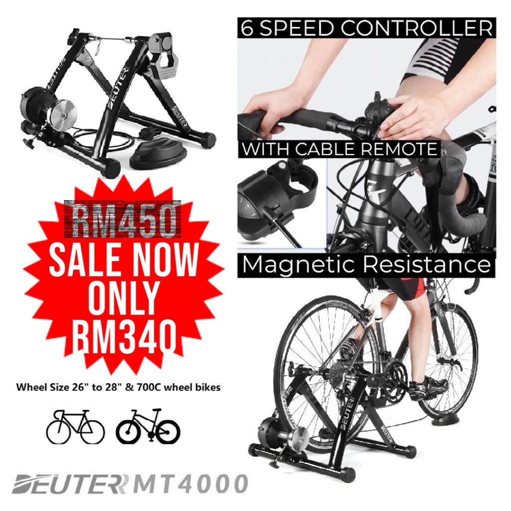 🔥Ready Stock🔥DEUTER MT4 RESISTANCE TRAINER WITH REMOTE CABLE CYCLING BICYCLE RB ROAD