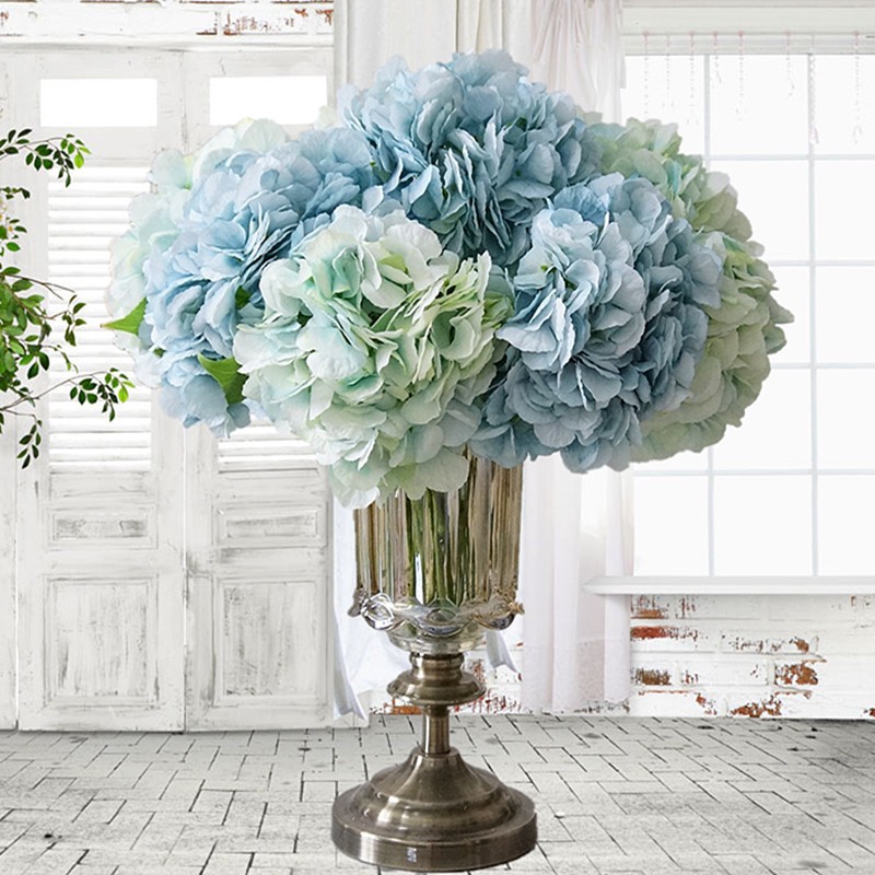 110pcs petals hydrangea artificial flowers handmade DIY wedding photography scenery fake flower
