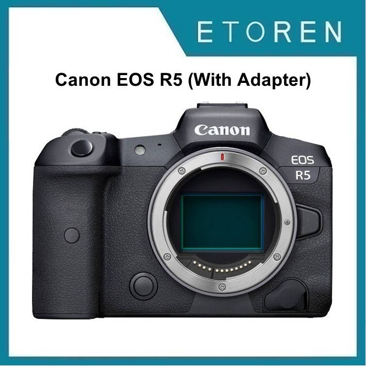 Canon EOS R5 Mirroless Digital Camera (With Adapter) | Shopee Singapore