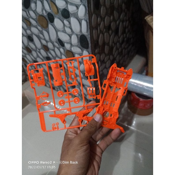 Tamiya chassis super 2s2 super II+gearbox (ORANGE) Shopee Singapore