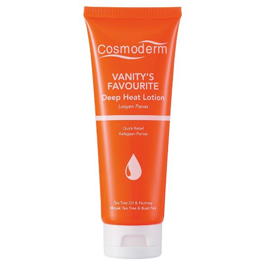 COSMODERM VANITY'S FAVOURITE DEEP HEAT LOTION (100ML) | Shopee Singapore