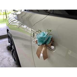 Bridal Car Decorations Door Handle Ribbons (FROM $160 ONWARDS