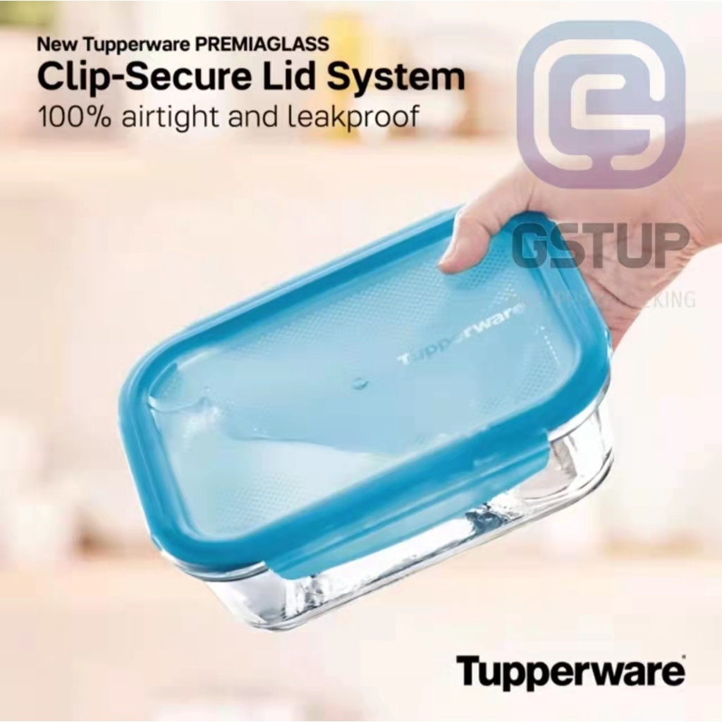 Tupperware PremiaGlass Rectangular 1L/1.5L | Shopee Singapore
