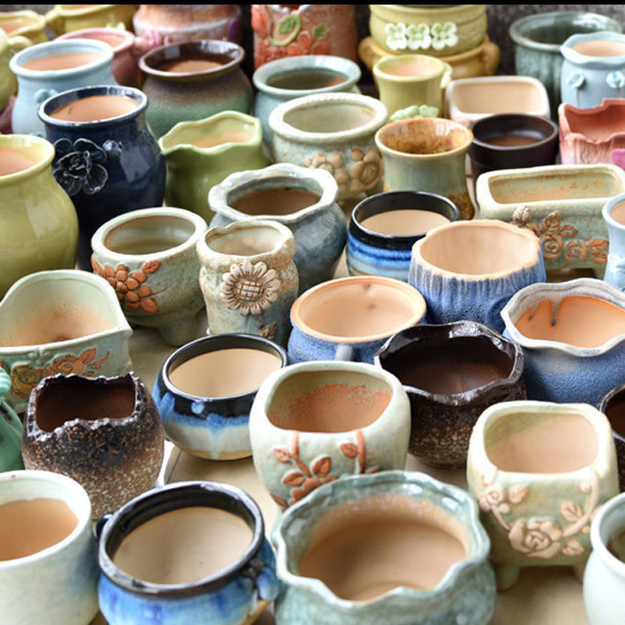 Nordic Creative Ceramic Plant Flowerpot Flower Pot / outdoor gardening ...