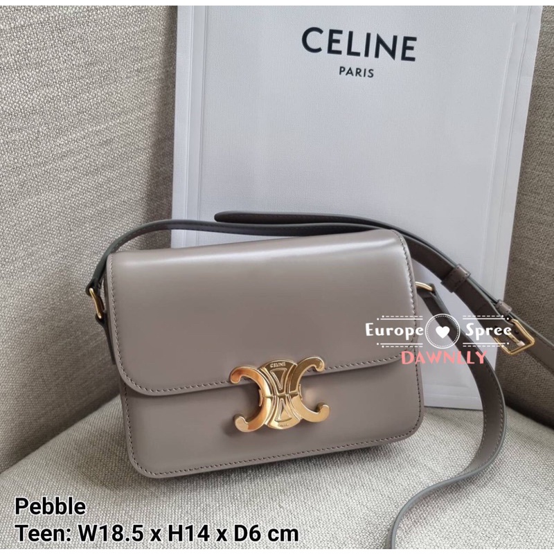 Celine discount triomphe pebble