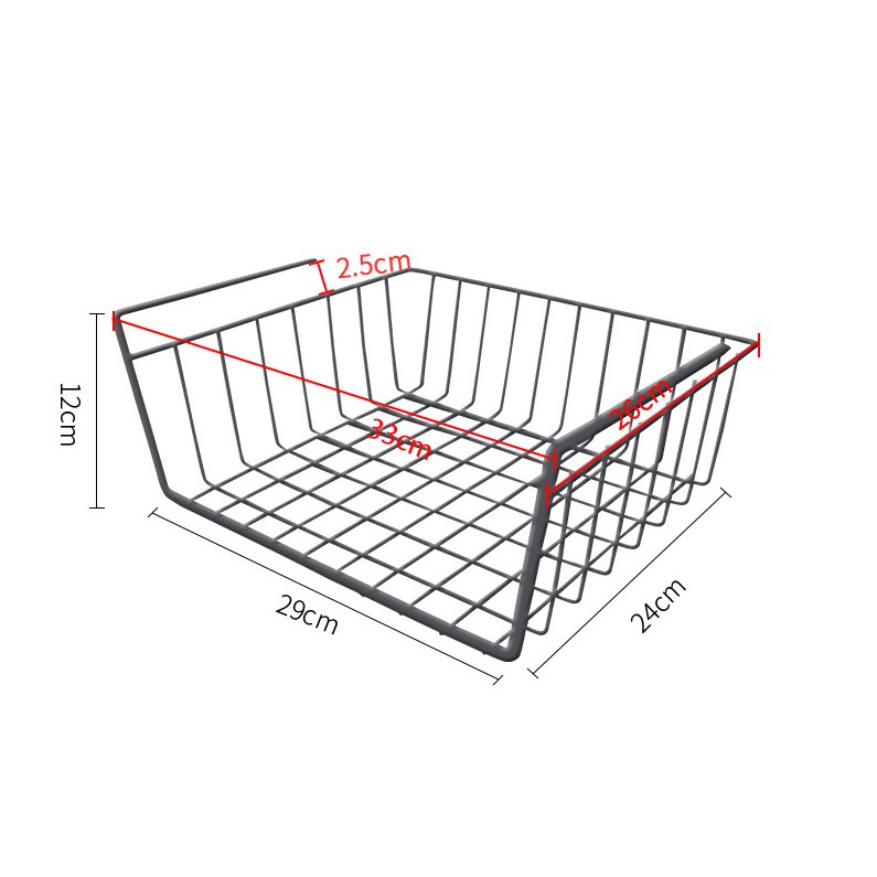 Easyhome.sg Hanging Basket Storage HBS Wardrobe Rack Clothes Laundry