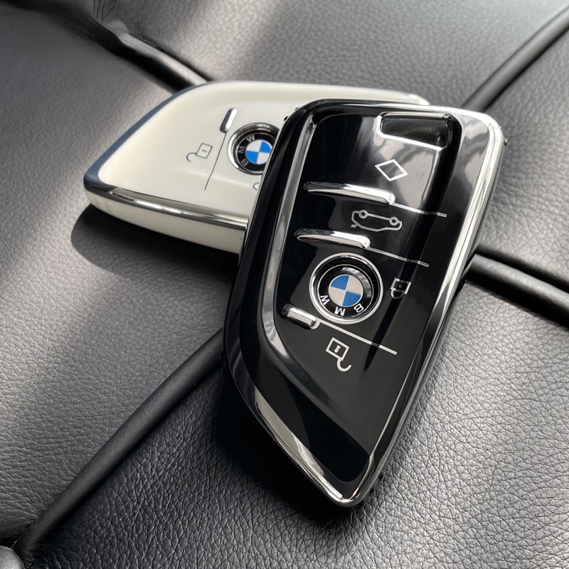 thumbnail image 2 of TPU Key Fob Cover Case For BMW I3 I8 - Smart Remote Skin Shockproof Keyring 2 of 3