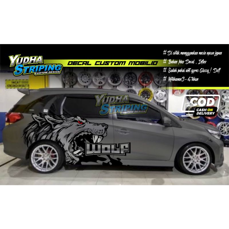 Sticker DECAL Variations HONDA MOBILIO, VIOS, YARIS, CAYLA, JAZZ, BRIO ...