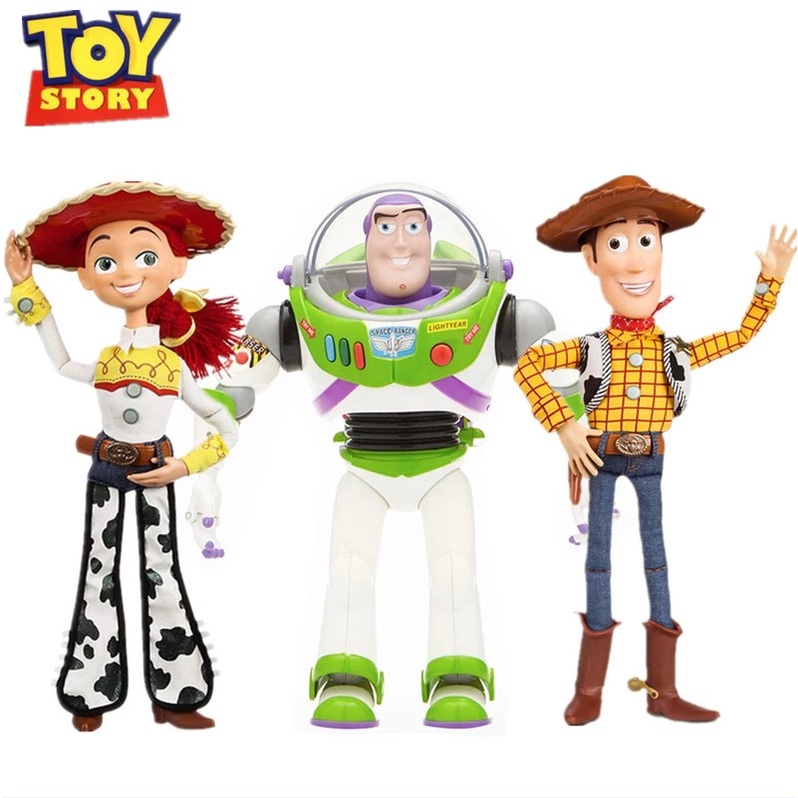 Toy Story 4 Talking Buzz Lightyear Woody and Triss Toy Light and Sound ...