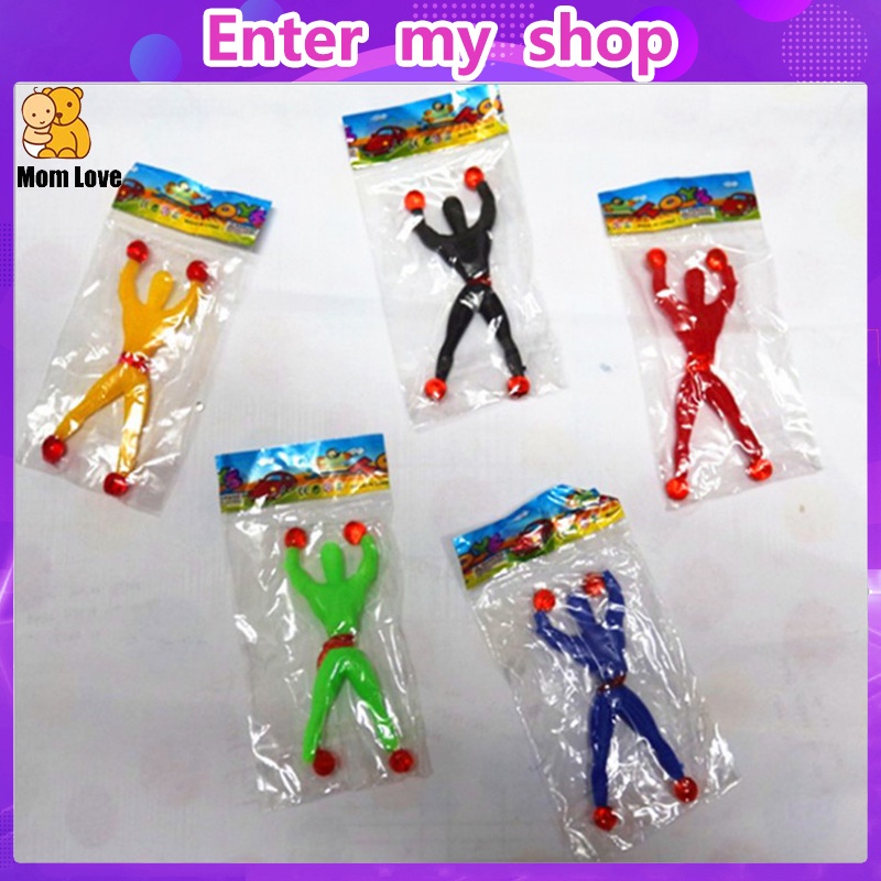 1Pc Somersault wall climber toy wall climber superman spiderman