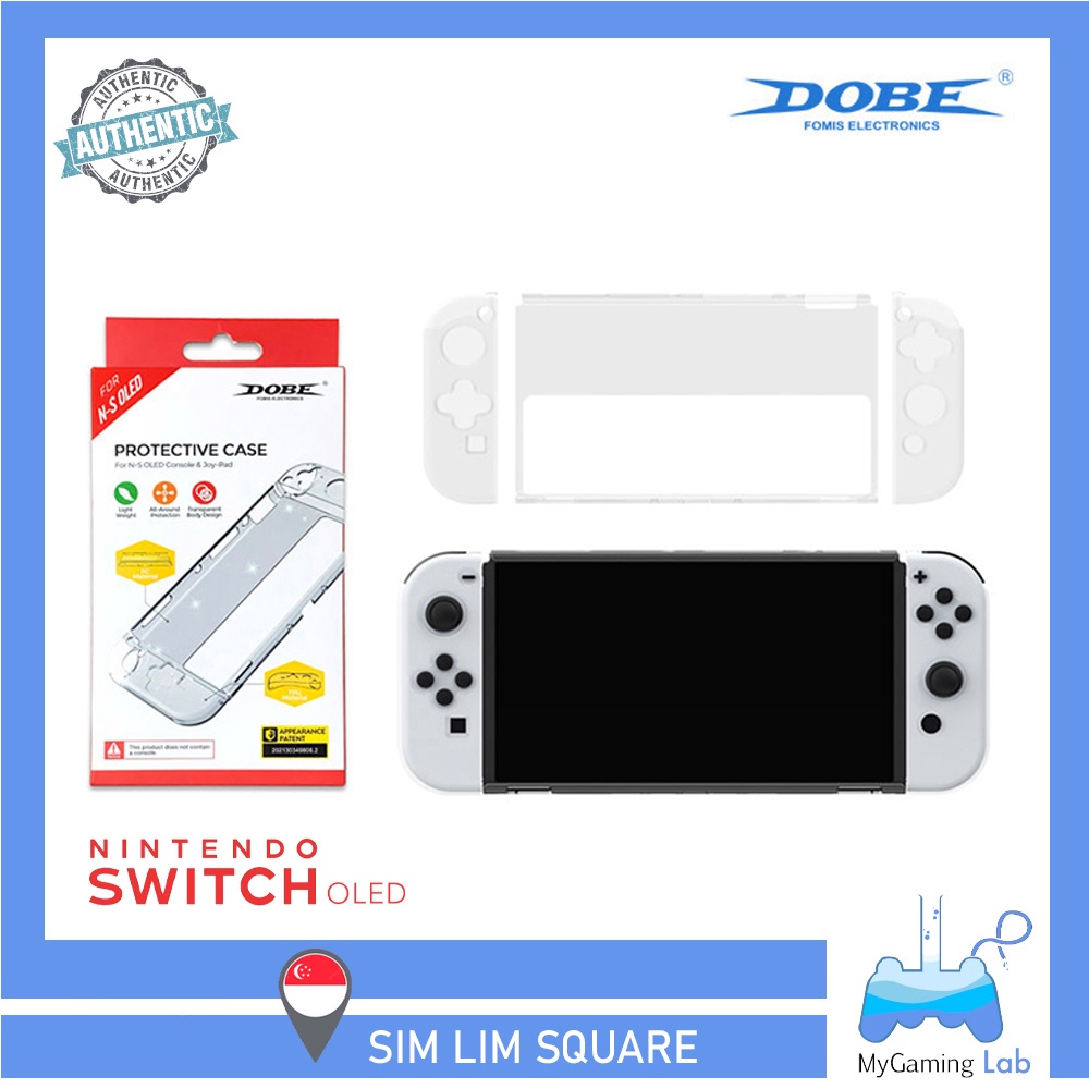 [SG Wholesaler] DOBE Console & Joy-Con Crystal Case / Transparent Hard ...