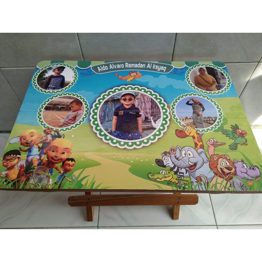 Custom Character Study Table Can Use Your Own Photo And Name | Shopee ...
