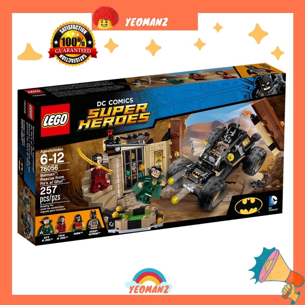 Lego DC Comics Super Heroes 76056 Batman s Rescue from Ra s al Ghul Retired Product Shopee Singapore