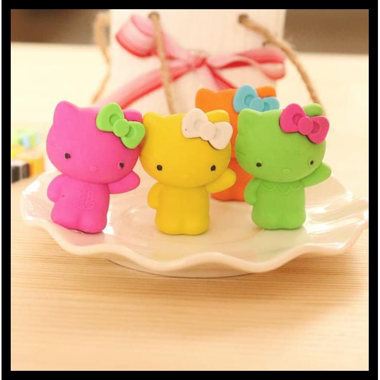 Hello Kitty Eraser Bowknot Eraser Shopee Singapore
