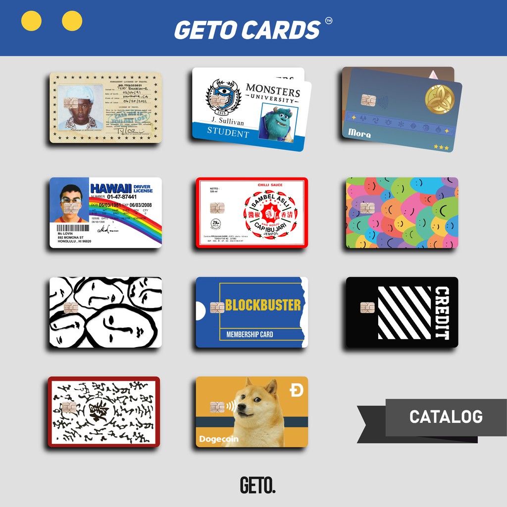 Sticker Skin Atm Card Catalog Season 4 Part 1 | Getocard GETO CARDS ...