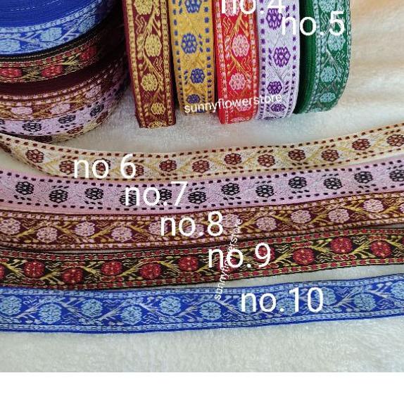 Embroidered lace robe ribbon 2 cm wide, 20 yards | Shopee Singapore