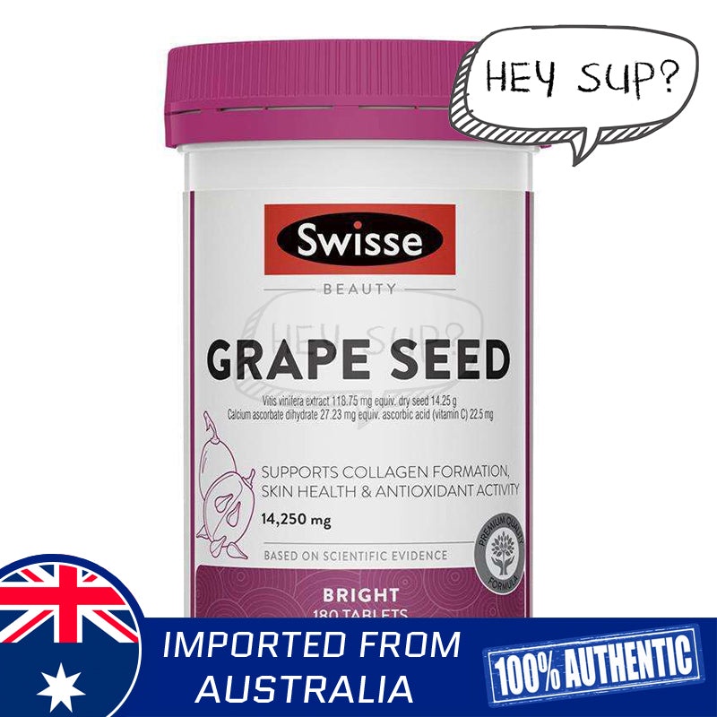 Swisse Beauty Grape Seed 14,250mg 180 Capsules | Shopee Singapore